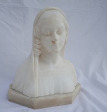 Guglielmo Pugi Statuette de Femme en Albâtre XIXème siècle