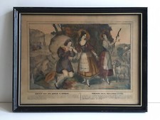 gravure aquarellée Némorin