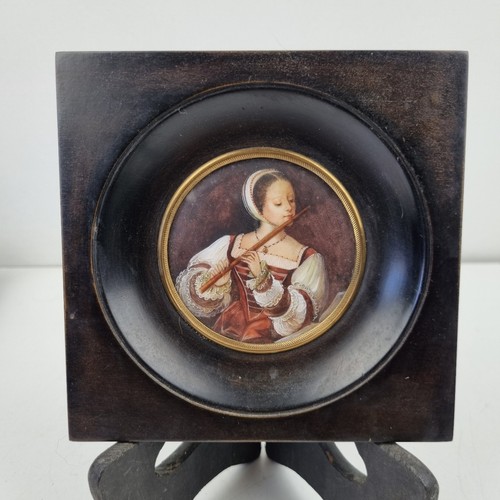 Peinture miniature cadre - peinture,, miniature,