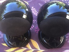 1 PAIRE D' ENCEINTES CABASSE CINEOLE NOIRE LAQUEE REF : ENC  1213.