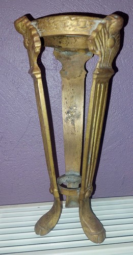 Support pied bronze - bronze, pour