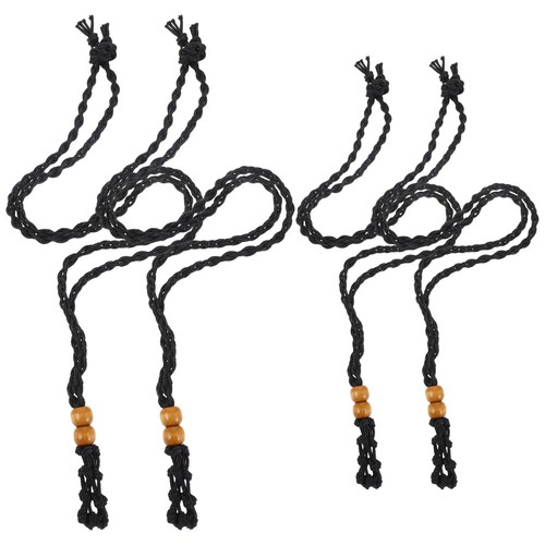 Handwoven black wax - black, cord