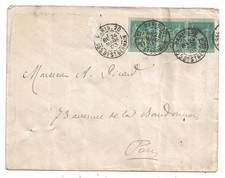 ENVELOPPE COURRIER 1893 CACHET
