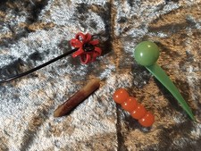 Lot Broches Piques Chapeau Corsage cravate  modiste années 1920/30