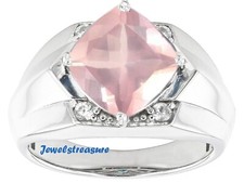 Naturel Rose Quartz & Zircone