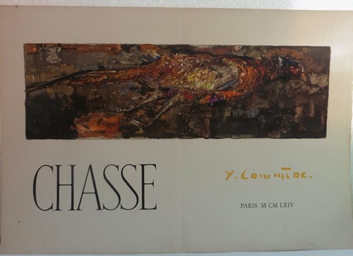 Belle lithographie couleur sur