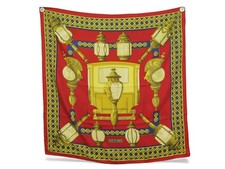 VINTAGE FOULARD HERMES FEUX DE ROUTE CARRE 90 CM LATHAM EN SOIE SILK SCARF 530€