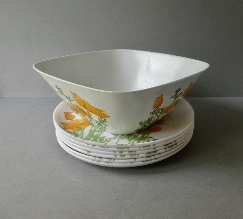 Assiettes 1 saladier - 1,