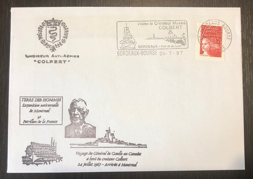 Lettre avec oblitération