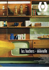 PUBLICITE ADVERTISING  1964    LES HUCHERS MINVIELLE   meubles 2