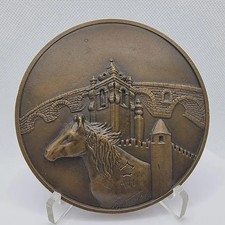 Médaille de bronze / cheval
