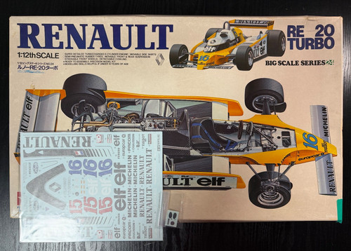 Tamiya renault re20turbo - 1/12,