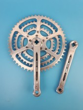 Pédalier triple Spécialité TA Dural Forgé Cégédur vélo vintage course France