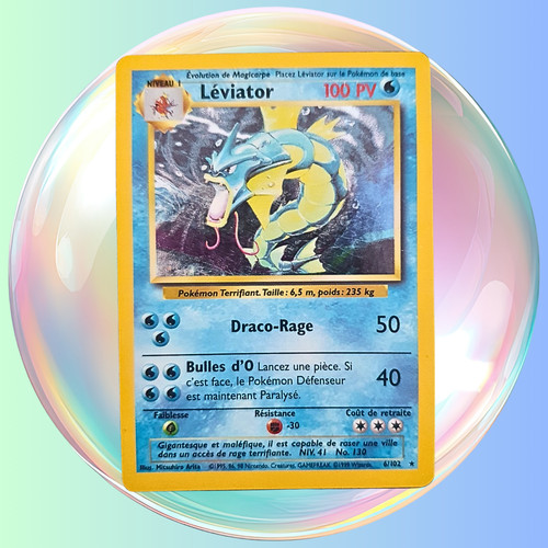Carte pokémon léviator holo - carte,