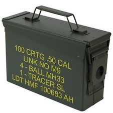 70010 Caisse de Munitions Boîte à Munitions US Army Box en Metal 275 x 175 x ...
