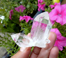Beau Quartz Cristal de Roche Naturel 5x4.5cm - mineraux collection pierre soin