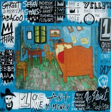 SPACO signed bed VAN GOGH