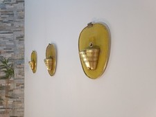 Ensemble d'appliques murales par Mathieu Mategot 1950s