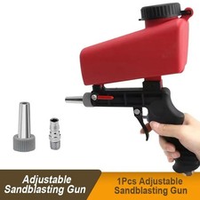 Pistolet De Sablage Pneumatique Portable 90 PSI Gravité Réglable Pro Neuf Fr