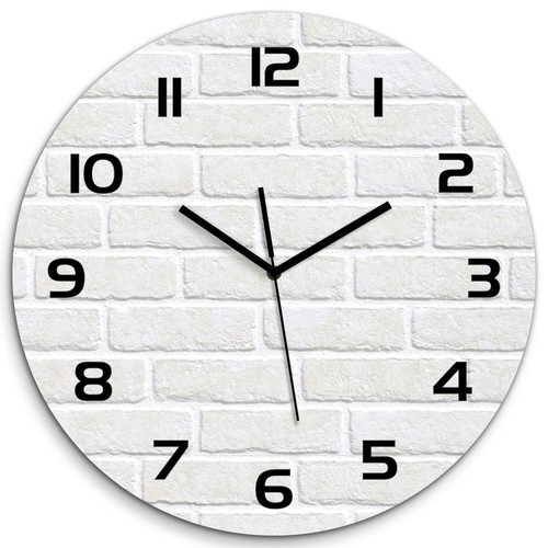 Tulup horloge murale verre - murale,