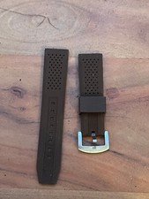 BRACELET POUR MONTRE SILICONE MARRON 22mm ideal Tag heuer monaco carrera racing