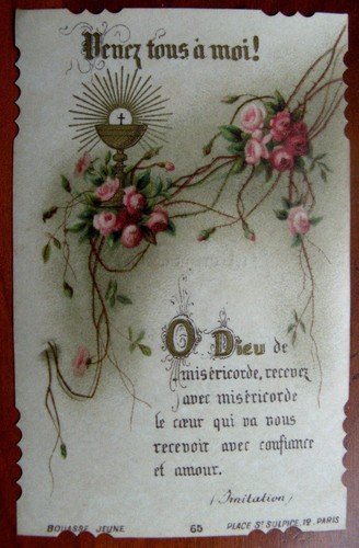 Image religieuse ancienne - ,