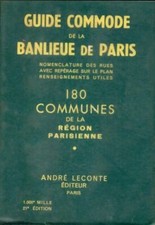 Guide commode de la banlieue de Paris... - Collectif - V234179