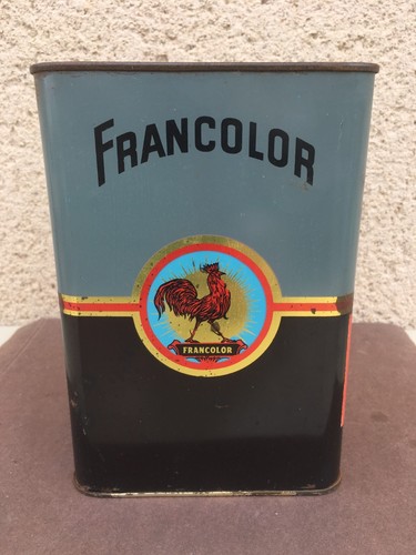 Ancienne boîte métallique - , /