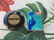 Lot Ancienne Boite A Rubans Kores + Batonnets Nettoyage Machine A Ecrire Vintage