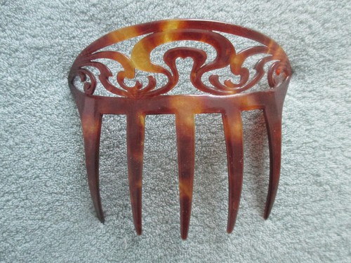 Ancien grand peigne barrette - grand,