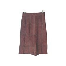 Jupes Longue en Daim Patchwork