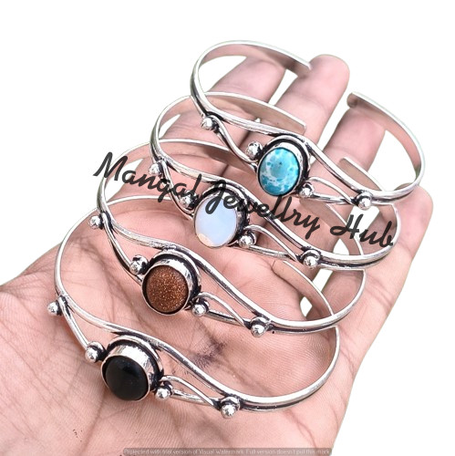 Lot bracelet larimar mix - &,