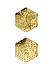 Pièce 250€ Or 3g 24 carats 999