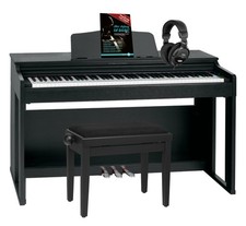 Clavier Piano Numerique 88 Touches Marteaux 40 Voix USB Noir Banquette Casque