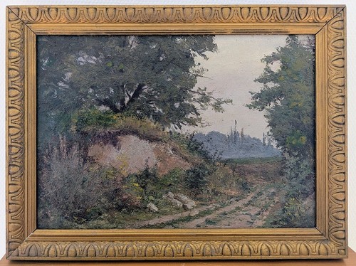 Tableau ancien paysage - tableau,