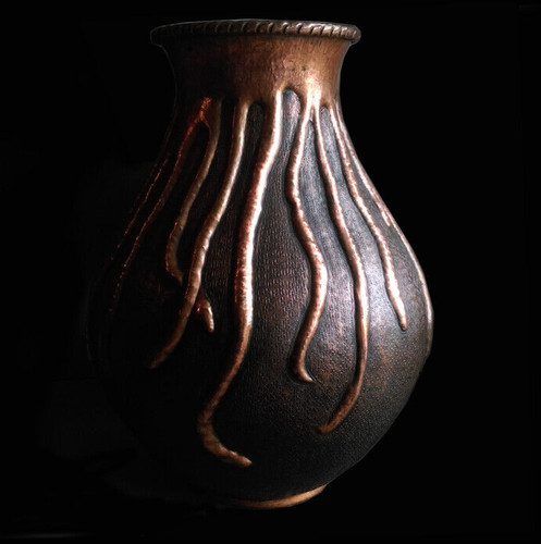 Grand vase dinanderie - vase,
