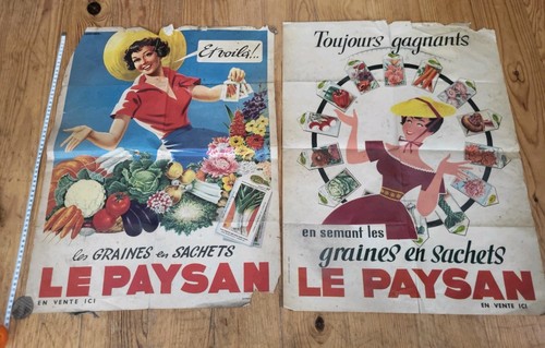 Affiches anciennes graines - graines, le