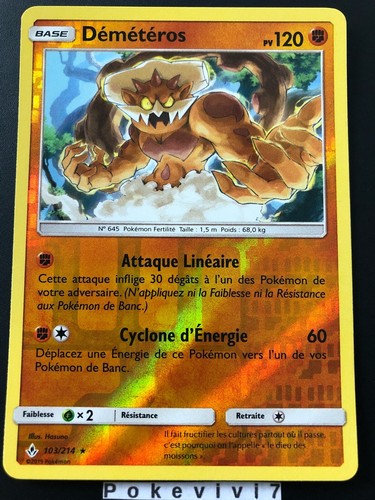 Carte pokemon demeteros - pokemon,