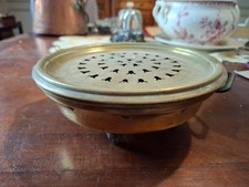 Ancien chauffe plat en laiton 