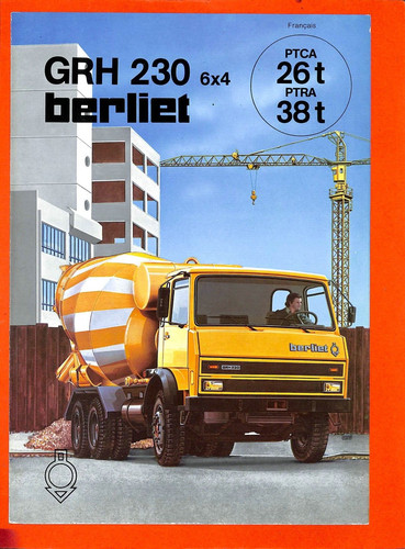 Berliet grh 230 prospectus - grh, /