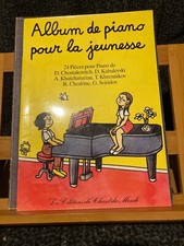 Album de piano pour la jeunesse partition éditions Le Chant du Monde
