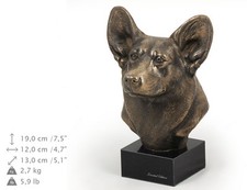 Welsh Corgi Pembroke, Statue En Marbre De Chien, ArtDog, DE