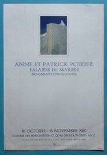 Affiche Originale 1981 Anne Et