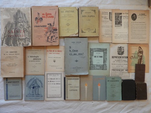 Religion chretienne lot de - -,