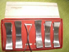 6 porte-couteaux inox Letang Remy