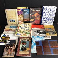 Lot of 15 Vintage Cookbooks