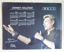 JOHNNY HALLYDAY Calendrier LA