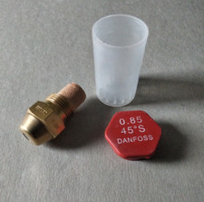 Gicleur DANFOSS 0,85 45°S Débit 0.85 USgal/h Angle 45° Type S chaudière Fioul