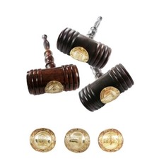 ENSEMBLE MACONNIQUE 3 MAILLETS