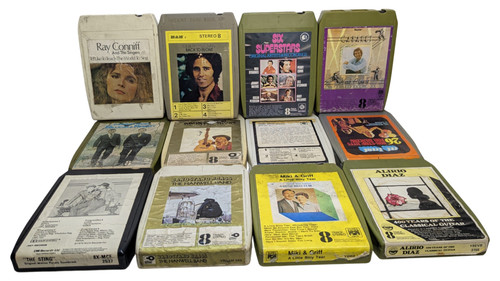 Lot cassettes pistes - cassettes, 8